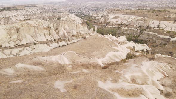 Aerial View Cappadocia Landscape