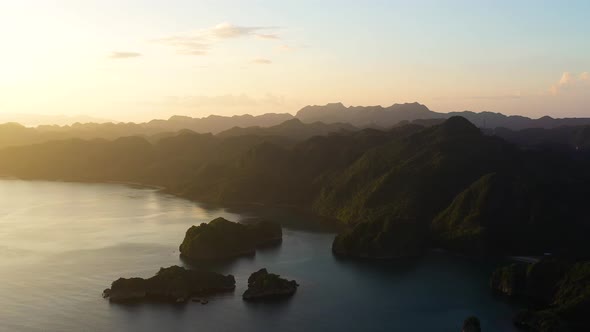 Seascape Morning Over the Islands