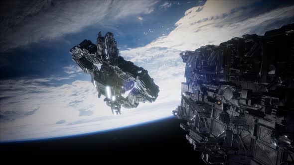 Fleet of Massive Spaceships Known As Motherships Taking Position Over Earth alt