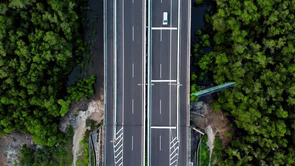 FULLHD Bali Road Bridge Aerial