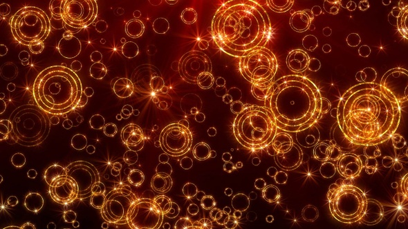 Falling Golden Circles alt