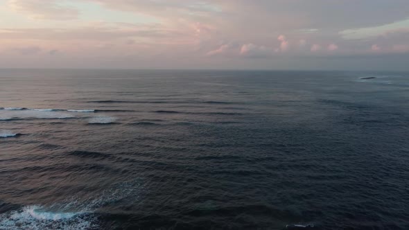 Bali Nusa Dua Beach Sunrise Panorama