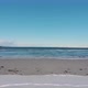 Snow on the beach and on the sand with arctic ocean horizon - VideoHive Item for Sale