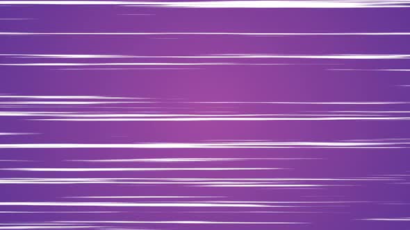 Anime Speed Horizontal White Lines Purple Background