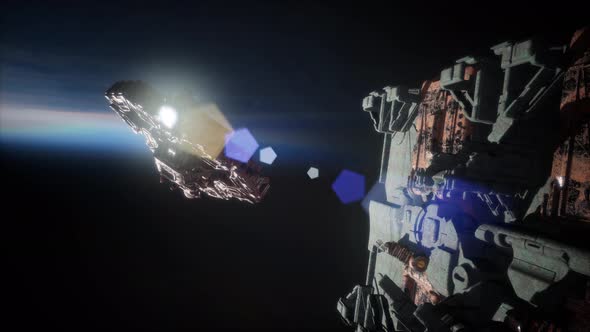 Alien Spaceship Armada Nearing Earth alt