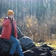Woman Enjoys Hiking in Autumn - VideoHive Item for Sale