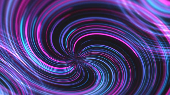 speed of light neon glowing animation uhd background twisted lines in motion swirls colorful vortex alt