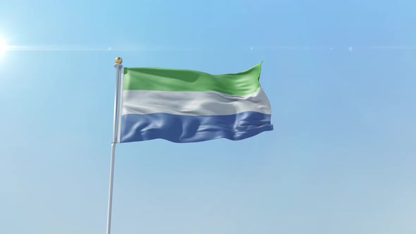 Sierra Leone Flag 