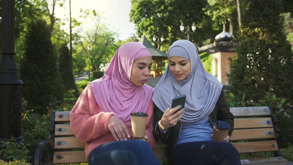 Muslim Ladies in Colorful Hijabs