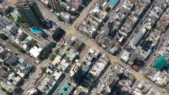 Hong Kong city from top