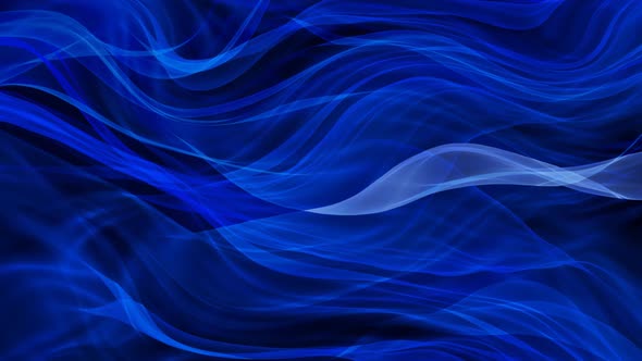 New Background Blue Color Ink Wave Animation