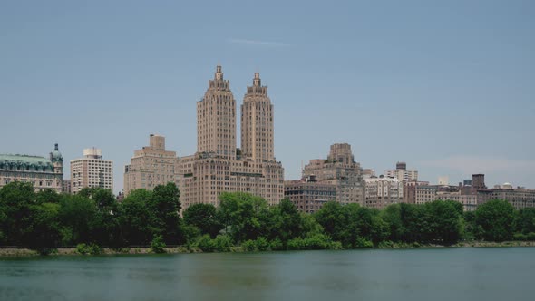 Hyperlapse in Central Park in New York