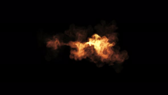 Fire on Wood  4K alt