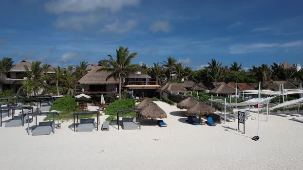 Luxury Resort Hotel Beach Front Ocean Palm Trees Tropical