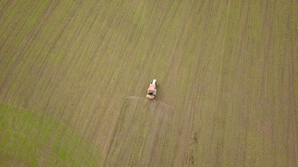 A Tractor On The Field