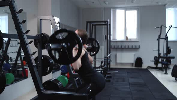 Strong Woman in the Gym