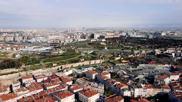 Istanbul City Crowd Traffic