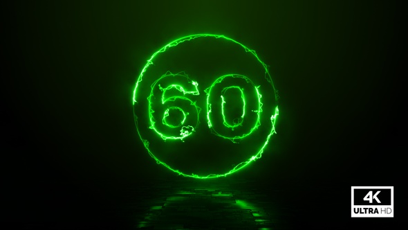Green Energy Negative Countdown 60 Seconds V3