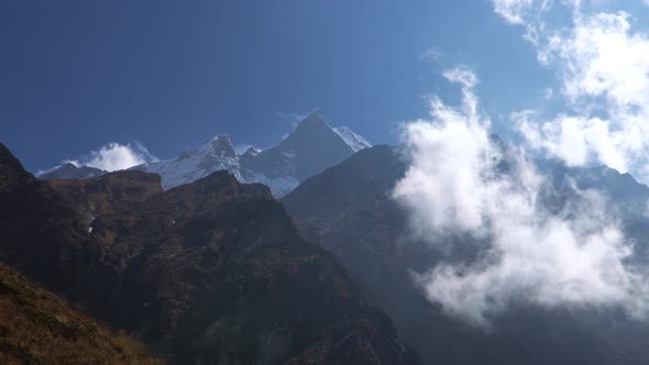 Annapurna Region Mountain Timelapse