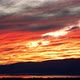Timelapse of fiery sunset over Utah Lake zoomed across the valley - VideoHive Item for Sale