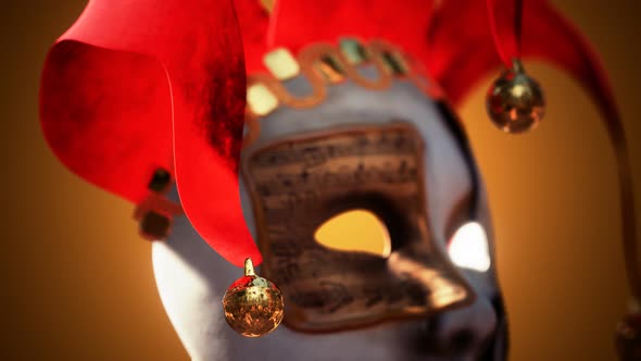 Venetian Carnival Masks with Gold