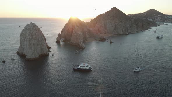 Cabo San Lucas Cinematic Sunset View