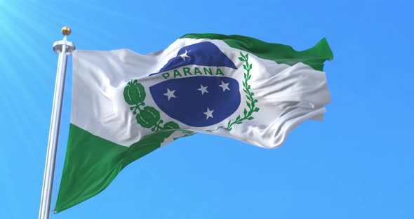 Parana state flag, Brazil