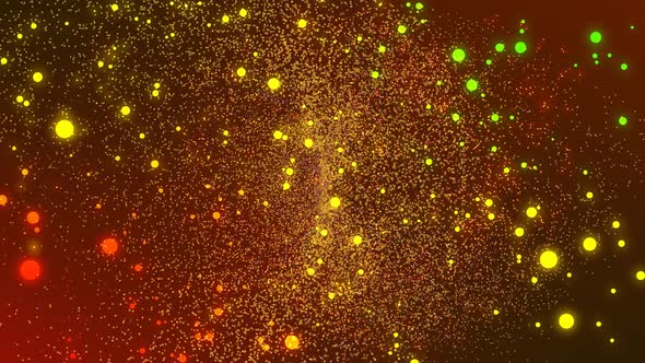 Background Motion Graphics Animated Colorful Particle