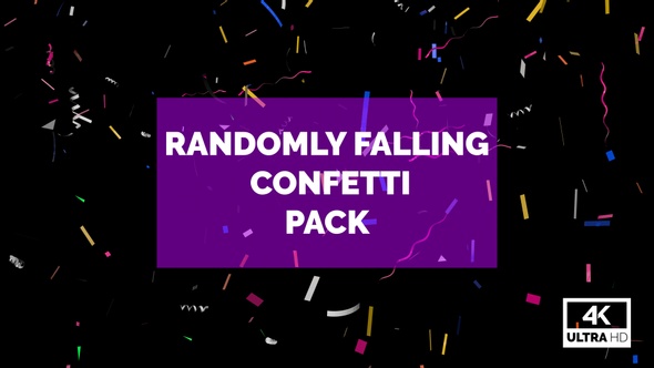 Randomly Falling Confetti Pack