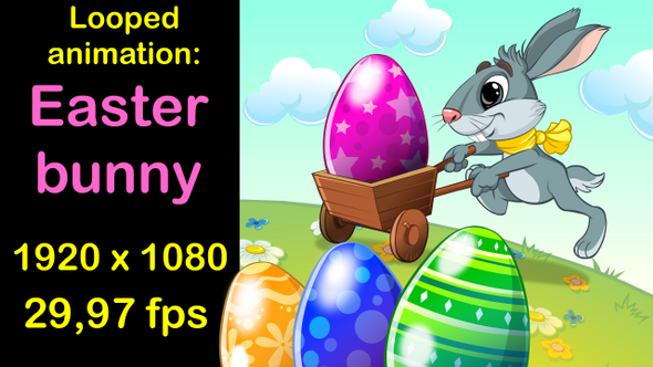 Easter bunny run cycle alt