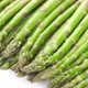 Asparagus. Fresh asparagus on white background, sliding shot - VideoHive Item for Sale
