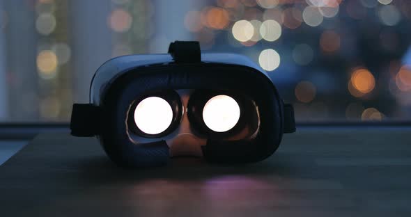 Vr Device Playing Movie