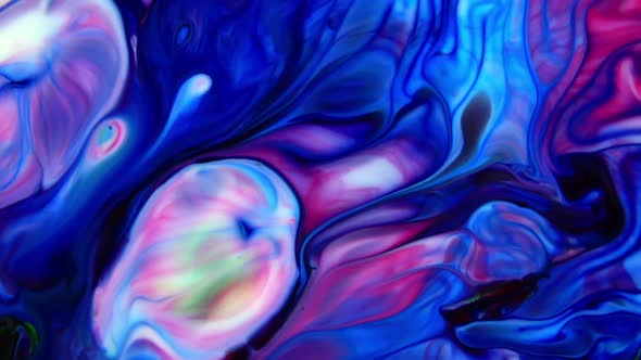 Abstract Colorful Ink Movements Spreads On Water Texture 47 alt