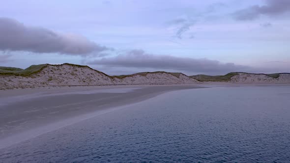 The Landscape of the Sheskinmore Bay Next To the Nature Reserve Between Ardara and Portnoo in