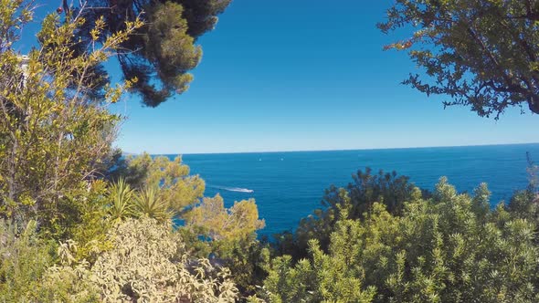 View of The Ligurian Sea