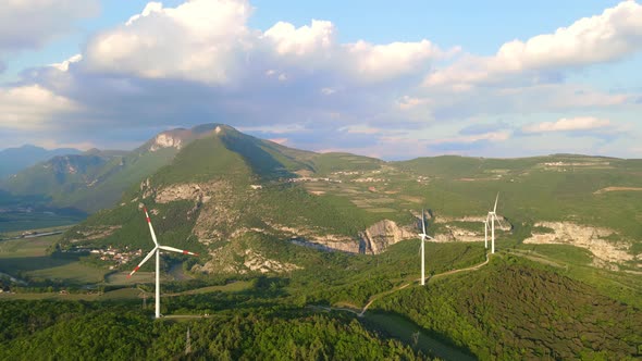 Renewable energy wind turbines