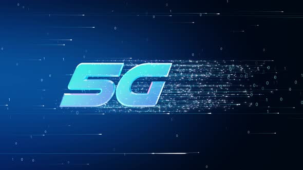 5G Hi Speed Fifth Generation Technology 4k fast internet