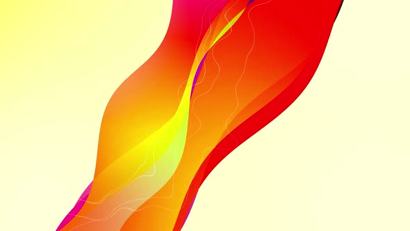 Abstract colorful Liquid Gradient Wavy smooth Background