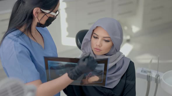 Dentist Working In Office