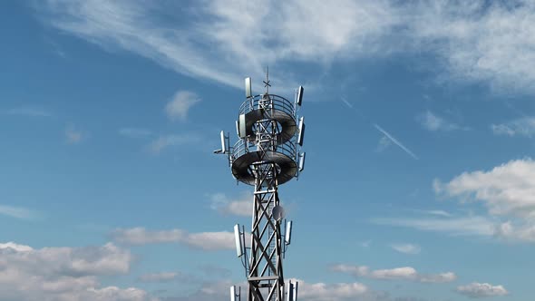 A communication tower