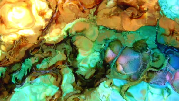 Psychedelic Sacral Paint Texture Background  alt