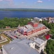 Old Building of Samara Drama Theatre From Birds Eye View at Sunny Summer Day - VideoHive Item for Sale