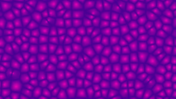 Dividing cells on purple background