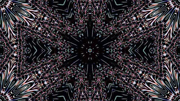 Bright abstract light governing full color, kaleidoscope for background