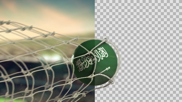 Soccer Ball Scoring Goal Day - Saudi Arabia alt