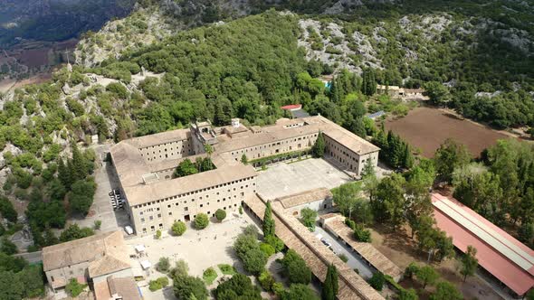 Santuari de Lluc monastery, Escorca, Balearic Islands, Spain