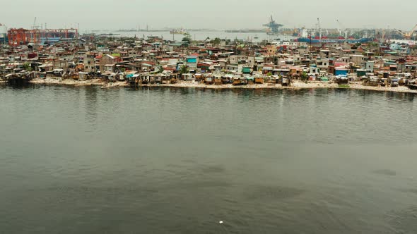 Slums and Poor District of the City of Manila