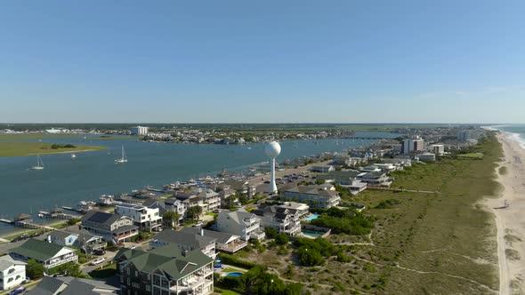 Aerial Video Wrightsville Beach Luxury Vacation Rentals And Town Water Tower