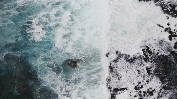 Ocean Waves On Shore