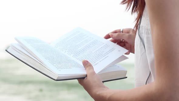 Girl Reading A Book